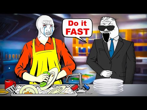 Видео: Жизнь посудомоечной машины