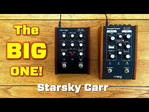 Видео: Behringer BM-14M против MoogerFooger Delay // Демонстрация и обзор