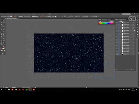 Видео: Как нарисовать космос в Иллюстраторе