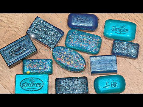 Видео: ASMR SOAP. 🩵💙Резка сухого мыла. Satisfying video💙🩵