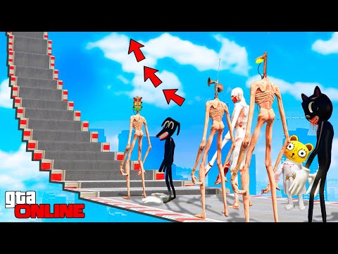 Видео: КАК ДАЛЕКО СМОГУТ ВСЕ МОНСТРЫ SCP ЗАБРАТЬСЯ ПО СТУПЕНЬКАМ ЛЕСТНИЦЫ !   ЭКСПЕРИМЕНТЫ В ГТА 5 ОНЛАЙН