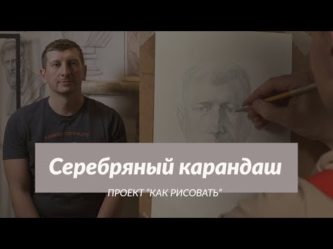 Видео: Как рисовать СЕРЕБРЯНЫМ карандашом?! - А. Рыжкин