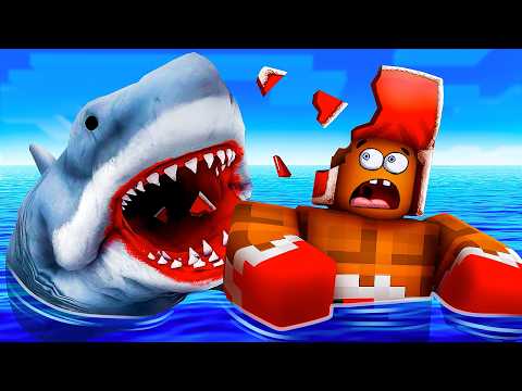Видео: Моего Друга ОТКУСИЛА АКУЛА в Роблокс! Roblox