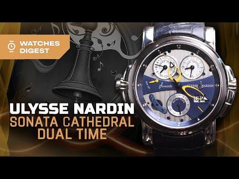 Видео: Часы, которые поют. Обзор Ulysse Nardin Sonata Cathedral Dual Time #обзорчасов