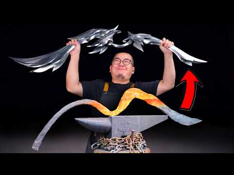 Видео: Выковываем великолепный 18-килограммовый боевой лук из чистой стали-Хонкай: лук Кирены от Star Rail