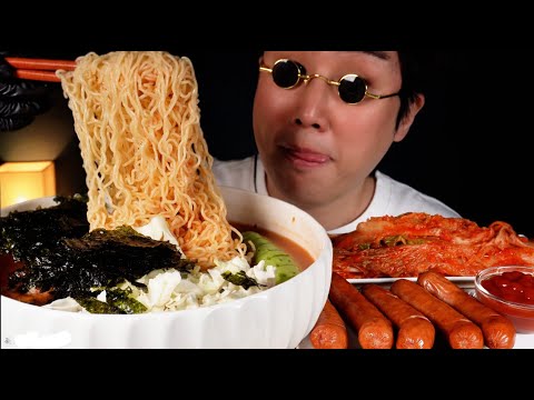 Видео: Корейский холодный суп из сырой рыбы с лапшой пибим ASMR MUKBANG🍜🐟