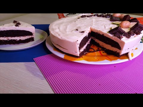 Видео: Муссовый торт "Шоколадный лимон" постный веган! Сладкое волшебство!