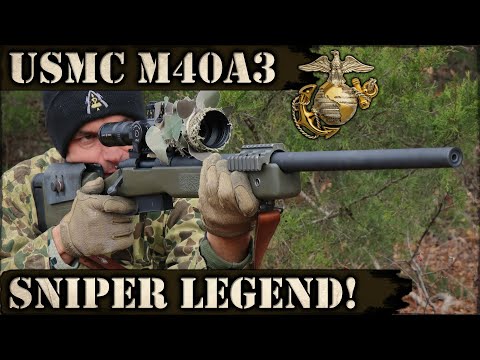 Видео: Легендарная снайперская винтовка USMC M40A3!