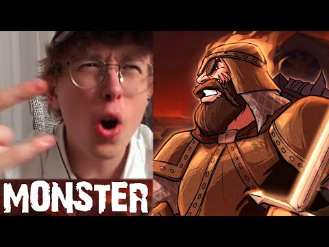 Видео: Впервые смотрю Monster | Подземелья Чикен Карри | Фанатская песня