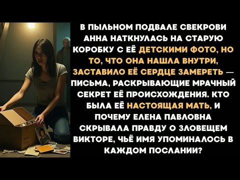 Видео: В подвале свекрови Анна нашла коробку с её детскими фото, раскрывающий секрет её происхождения...
