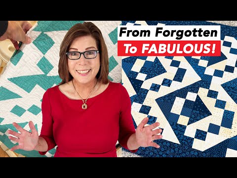 Видео: ☀️ Из 5-дюймовых квадратов | Старинное одеяло, переосмысленное с помощью наборов с амулетами | Бе...