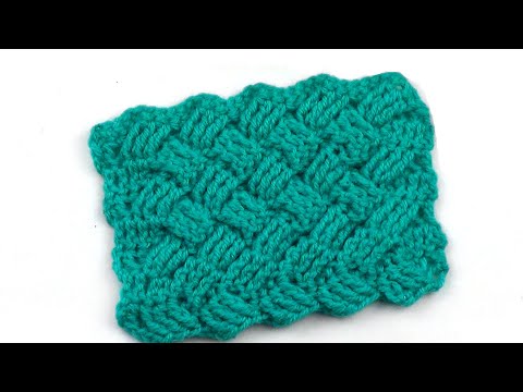 Видео: Узор Классическая плетенка   Braided crochet pattern
