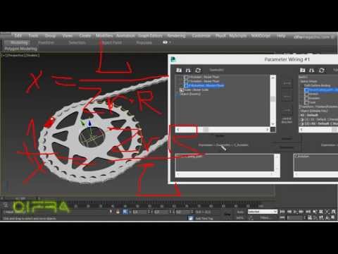 Видео: Анимация цепи в 3ds max двумя способами