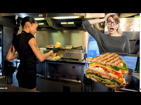 Видео: Лучшие сэндвичи с сыром на гриле на фестивалях уличной еды