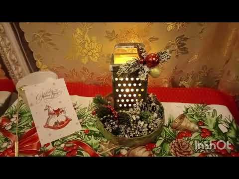 Видео: Ржавая Терка- превращается в Новогодний декор. #