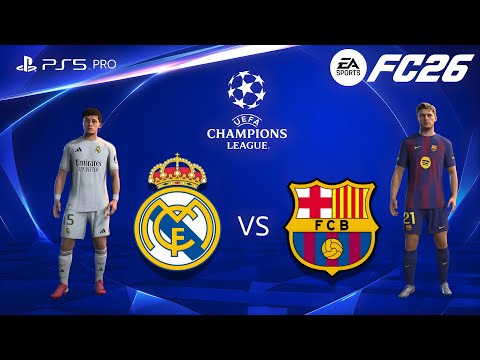 Видео: ФК 26 - Реал Мадрид против Барселоны | Финал ЛЧ, 25/26 | К. Мбаппе против Ламина Ямал Эпическая с...