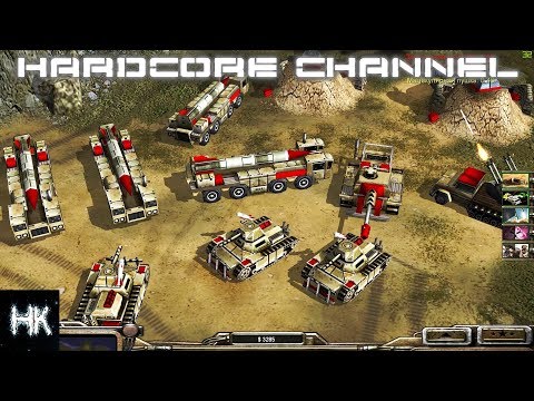 Видео: Command & Conquer Generals: Zero Hour - FFA - Танковый трындец