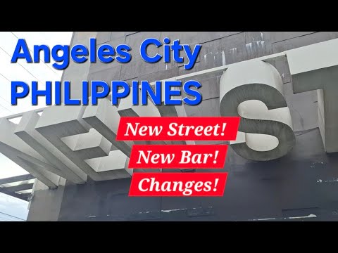 Видео: Новая улица! Новый бар! Перемены! Анхелес-Сити, Филиппины