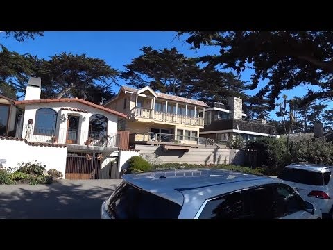 Видео: США 5407: Улица Scenic Drive, Carmel, California
