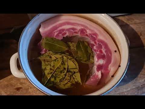 Видео: Копчение пузанины, первый опыт. Отличный результат