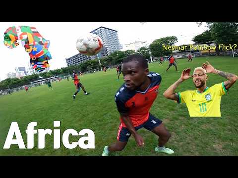 Видео: Что происходит, когда ты играешь как Неймар против африканской команды?