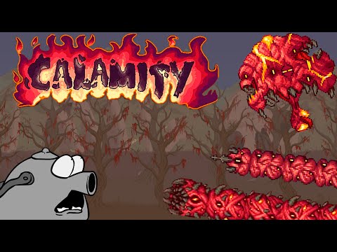 Видео: Улей Перфораторов для чайников: Terraria calamity mod