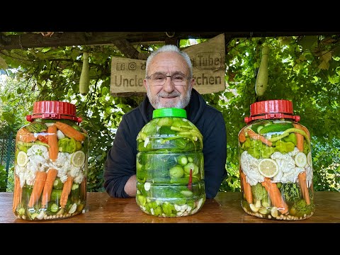 Видео: ТУРШУ: Приготовьте эти маринованные закуски! легкий рецепт! Турецкая деревенская жизнь