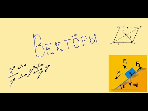 Видео: Векторы. Определение | Построение | Сложение и вычитание векторов