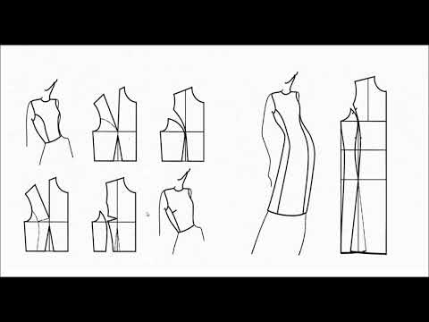 Видео: 5.2 Моделирование. Перевод вытачек. Часть 2