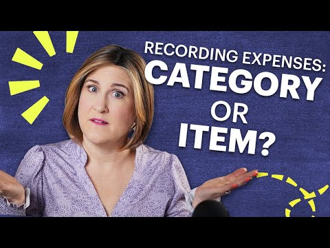 Видео: Как: создание расходов с использованием таблицы «Товары и категории» — Давайте попрактикуемся в Q...