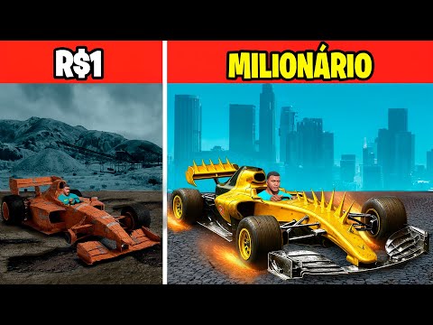 Видео: ГОНОЧНАЯ МАШИНА ОТ 1 R$ ДО МИЛЛИОНЕРА в GTA 5!