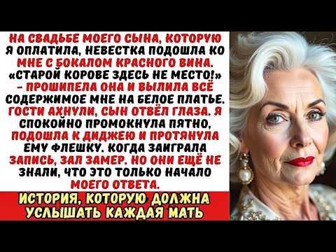 Видео: На свадьбе сына невестка вылила мне на платье вино: «Старой корове здесь не место!». И тогда...