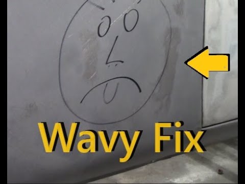 Видео: Секрет ремонта волнистых кузовных панелей раскрыт!