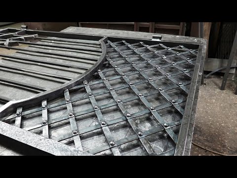 Видео: Штамп для кованной решетки
