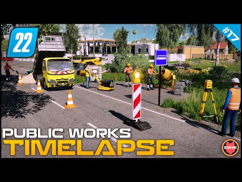 Видео: 🚧 Строительство бетонного фундамента для автобусной остановки ⭐ FS22 Городские общественные работ...