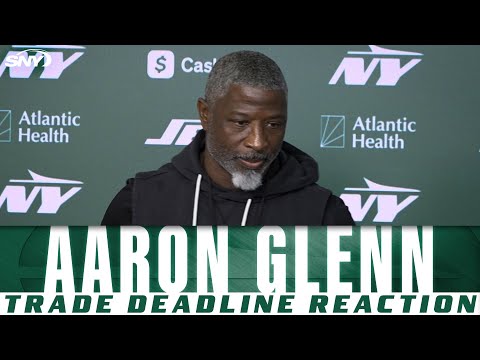 Видео: Тренер «Джетс» Аарон Гленн отреагировал на обмены Соусом Гарднером и Квинненом Уильямсом
