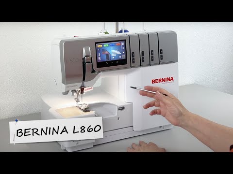 Видео: Обзор оверлока BERNINA L860