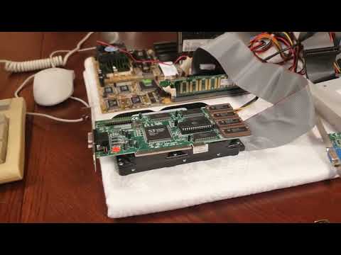 Видео: Тест видеокарт S3 Trio, все пошло немного не по плану...)