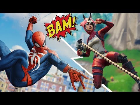 Видео: ПОЧТИ КАК *ЧЕЛОВЕК ПАУК* ТОЛЬКО В ФОРТНАЙТ! [Fortnite Battle Royale]