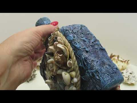 Видео: Декор бутылки в морском стиле! Мастер класс!