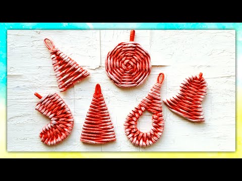 Видео: Новые елочные игрушки из газетных трубочек! 2 часть!