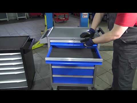Видео: Инструментальная тележка для гаража и автосервиса: на что обратить внимание?
