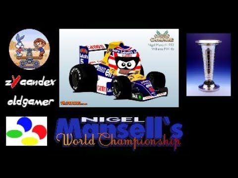 Видео: Nigel Mansell's World Championship (SNES) - Full season. Очень "потный" титул для усатого британца.