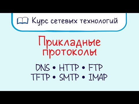 Видео: Тема 31. Обзор прикладных протоколов. DNS, HTTP, FTP. TFTP, SMTP, IMAP, SMB, RDP.