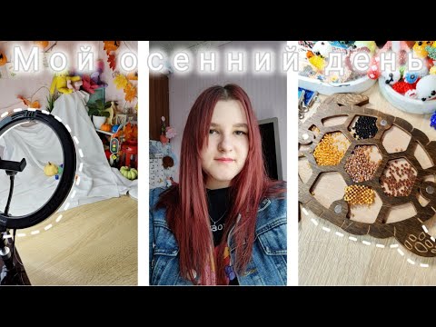 Видео: Мой осенний день | Мои будни | Vlog | Влог | Провожу стрим| Бисероплетение | Плету из бисера |Планер