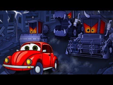 Видео: Хищные машины #13 Начало. Красная машинка в Car Eats Car. Машина ест машину с Кидом #КИД