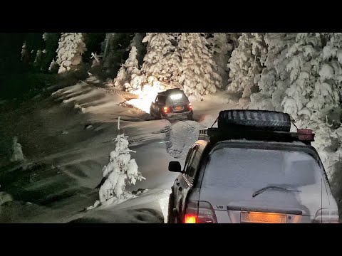 Видео: Ночной офроуд в Карпатах!