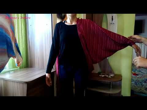 Видео: Расчет размера прямоугольного полотна для кардигана.