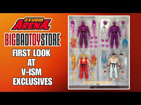 Видео: ПЕРВЫЙ ВЗГЛЯД НА ЭКСКЛЮЗИВЫ STORM ARENA BBTS STREET FIGHTER ALPHA 3 КЕН И РЮ