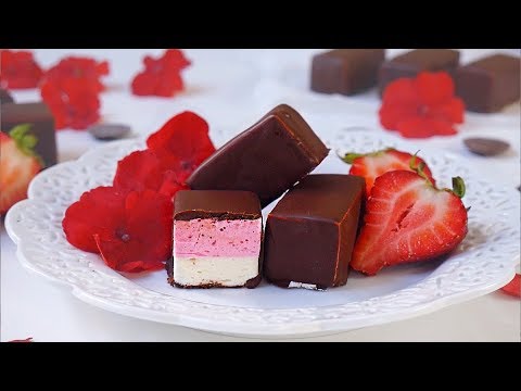 Видео: Конфеты ПТИЧЬЕ Молоко со вкусом Клубники и Сливочного МОРОЖЕНОГО🍦 🍓  🍦 Птичье Молоко на АГАР-АГАРЕ